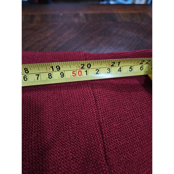 Vintage Milford Sportswear Red Maroon Cardigan Sweater Men's Size XL Made in USA - Picture 5 of 10